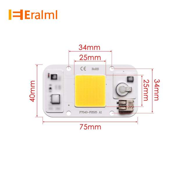 หลอดไฟ-led-อลูมิเนียม-20w-30w-50w-220v-ไม่มีแหล่งกําเนิดแสง