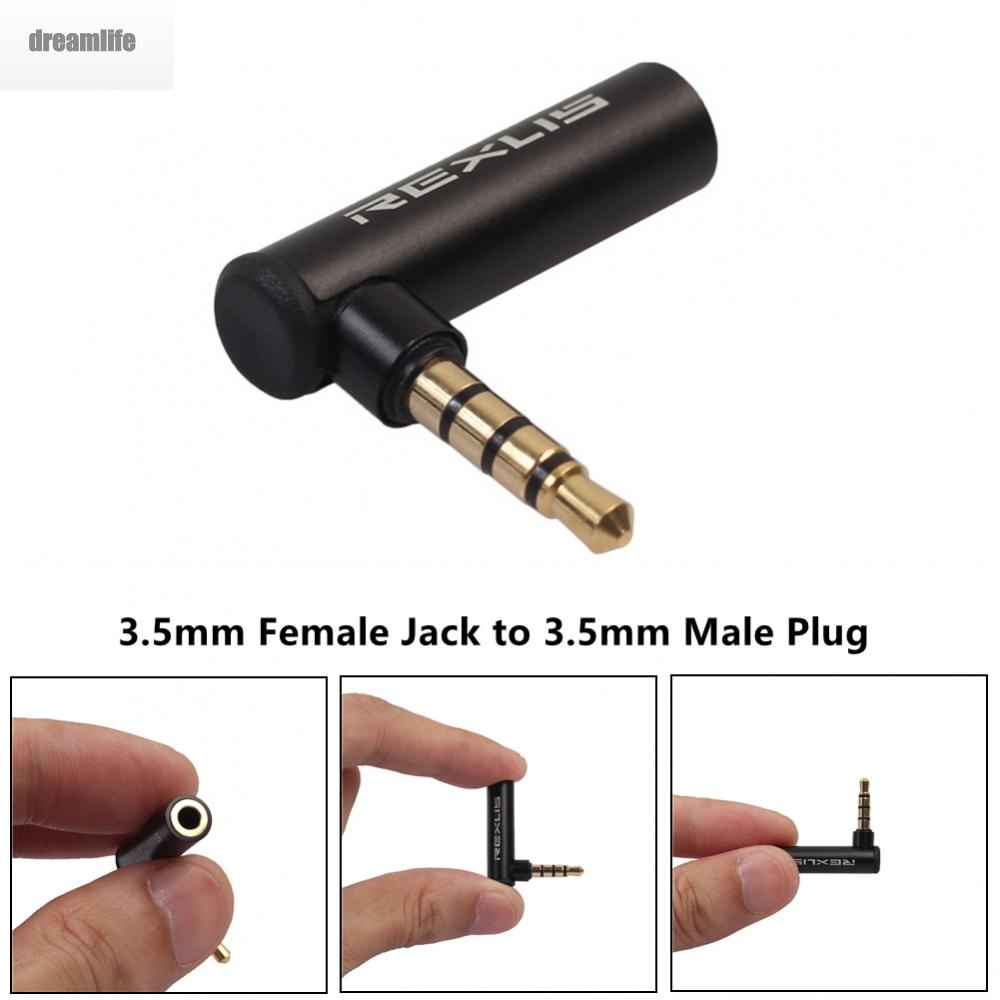 dreamlife-premium-quality-35mm-female-to-male-audio-cable-adapter-with-gold-plated-plug