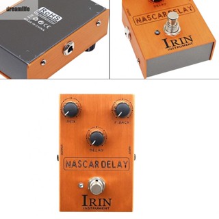 【DREAMLIFE】Guitar Effect Pedal 13*9*6cm 1set 294g BBD Chip Orange Edal Distortion