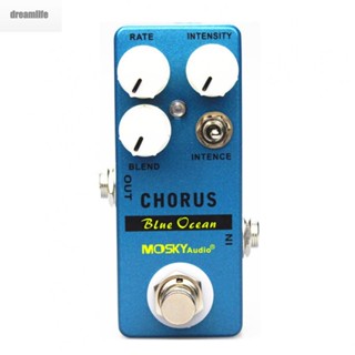 【DREAMLIFE】Guitar Effect Pedal Overdrive Parts Protable Reverb Accessories Blue Ocean