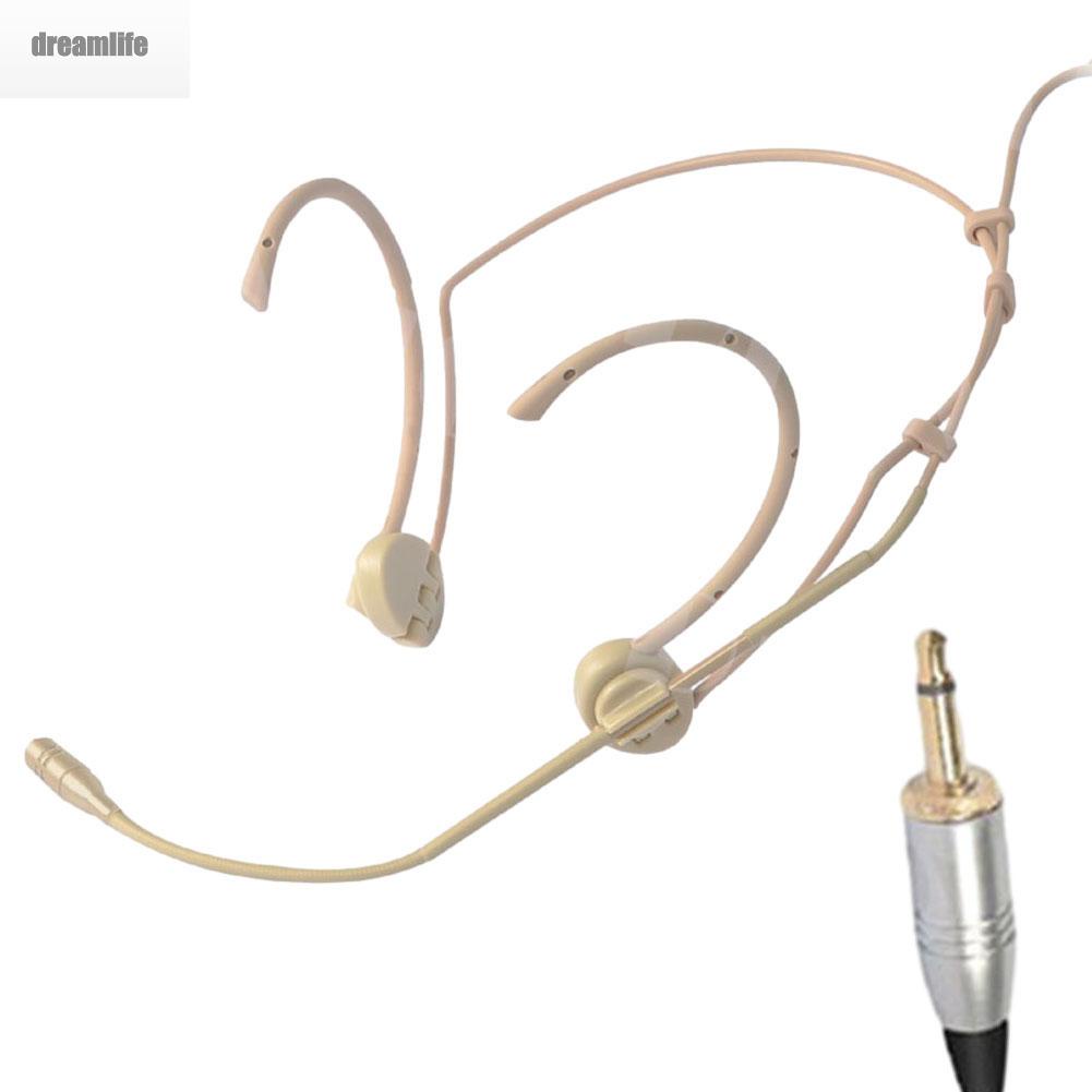 dreamlife-premium-beige-wireless-earhook-microphone-for-sennheiser-comfortable-and-stylish