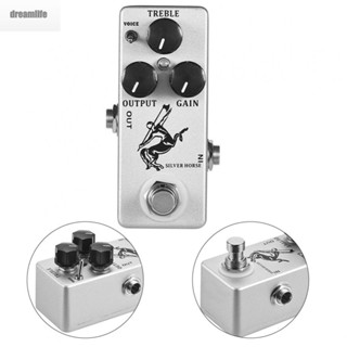 【DREAMLIFE】Effect Pedal Bypass Effect GAIN Guitar Metal OUTPUT Overdrive Pedal Shell