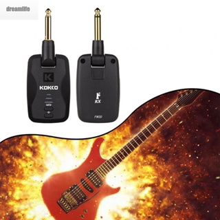 【DREAMLIFE】Guitar Wire 300cm 6.35mm Black Copper PVC High Quality Guitar Wireless