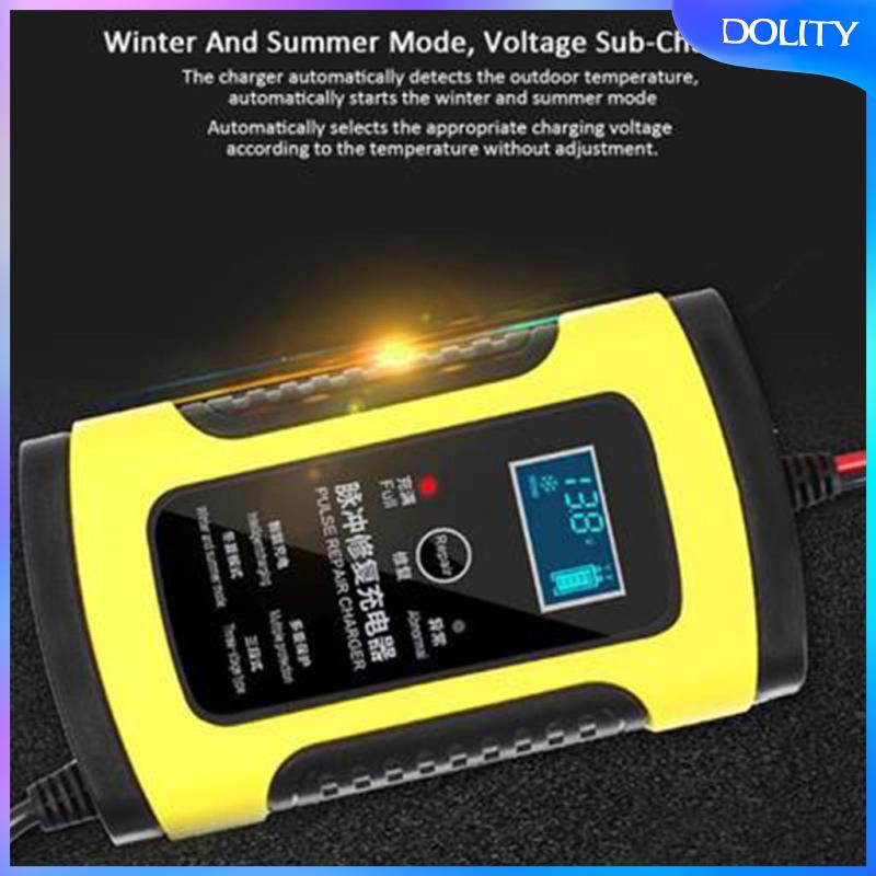 dolity-เครื่องชาร์จแบตเตอรี่รถยนต์-12-6-แอมป์-12v-6v