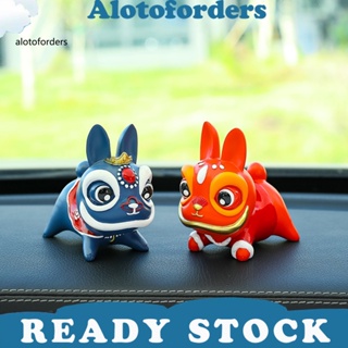 &lt;Alotoforders&gt; ฟิกเกอร์รูปปั้นกระต่าย สไตล์จีน สําหรับตกแต่งบ้าน เทศกาลปีใหม่