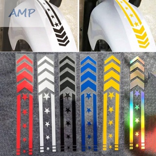 ⚡NEW 8⚡Fender Stickers Waterproof Reflective Arrow Rim Stripe Wheel UV Protected