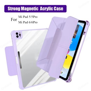 เคสแท็บเล็ต ลาย Y-Fold พร้อมช่องใส่ดินสอ สําหรับ Xiao Mipad 5 11 Pro 11 Xiaomi Mi pad 6 Pro 11 Smart Cover for Redmi pad 10.61 Csse