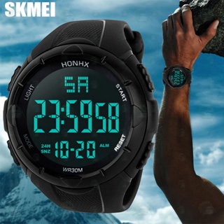 SKMEI 1251 50m Waterproof Men&amp;#39;s Digital Sports Multi-function EL Light นาฬิกาปลุกนาฬิกา relo