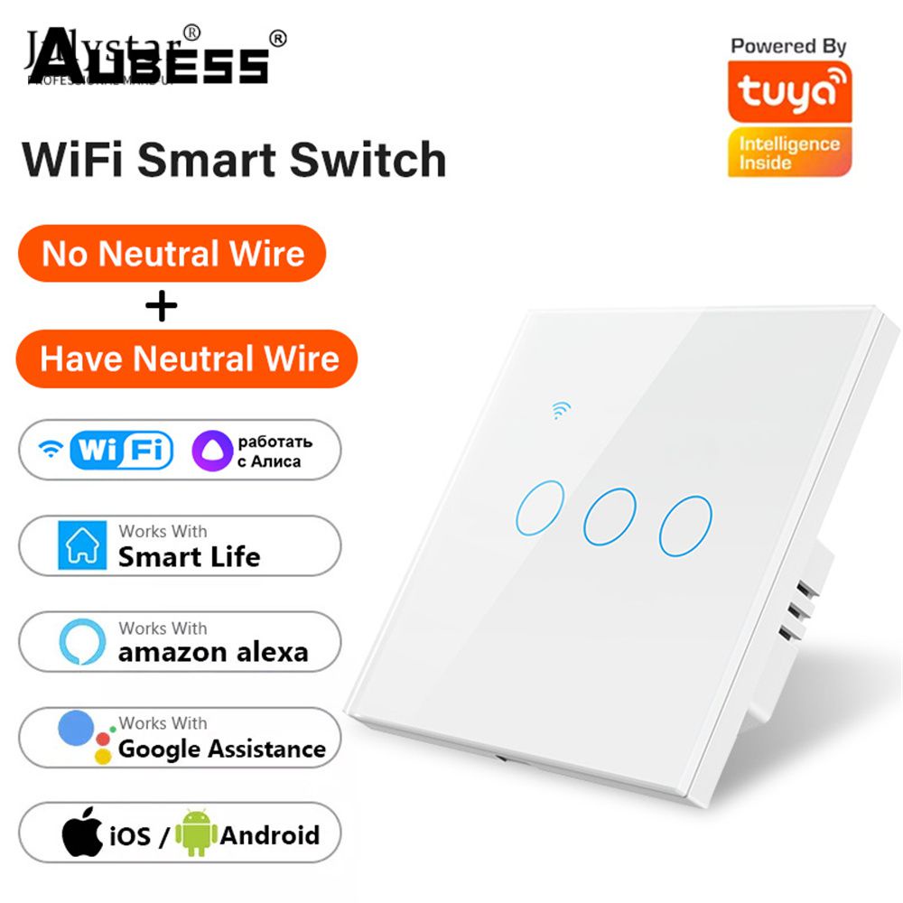 julystar-1-2-3-4-แก๊ง-tuya-wifi-smart-touch-switch-home-wall-button-สำหรับ-alexa-และ-google-home-assistant