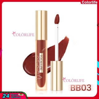 Focallure Moisturizing Lip Glaze, ให้ความชุ่มชื้น, การตั้งค่าการแต่งหน้าที่ยาวนาน, และเครื่องสำอางสำหรับริมฝีปากที่ไม่ซีดจาง 11 สี Pk Mac