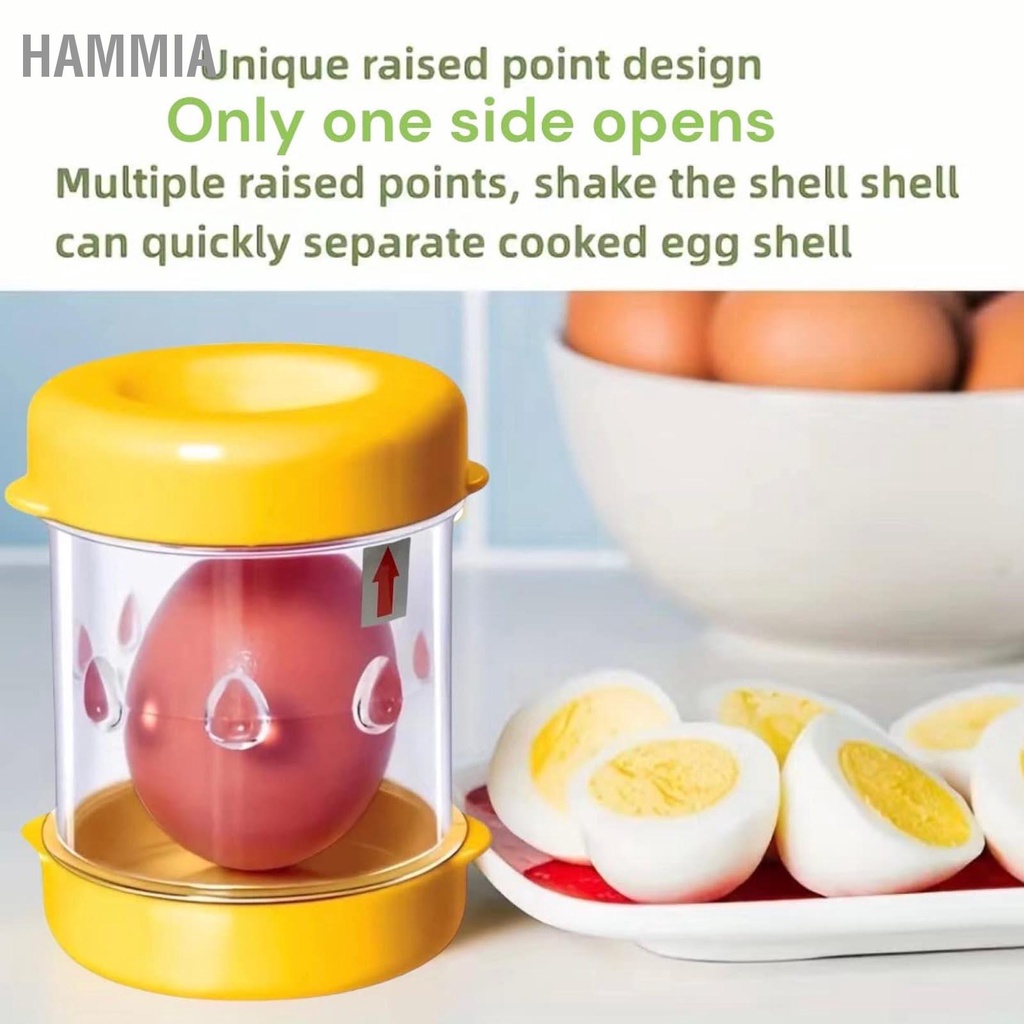 hammia-เครื่องปอกไข่ต้มแบบมือหมุน