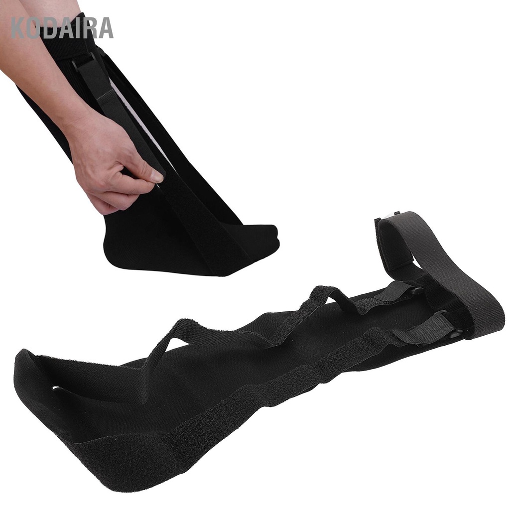 kodaira-plantar-fasciitis-night-splint-sock-บรรเทาอาการปวดแบบ-dual-strap-design-dorsiflexion-compression-ถุงเท้า