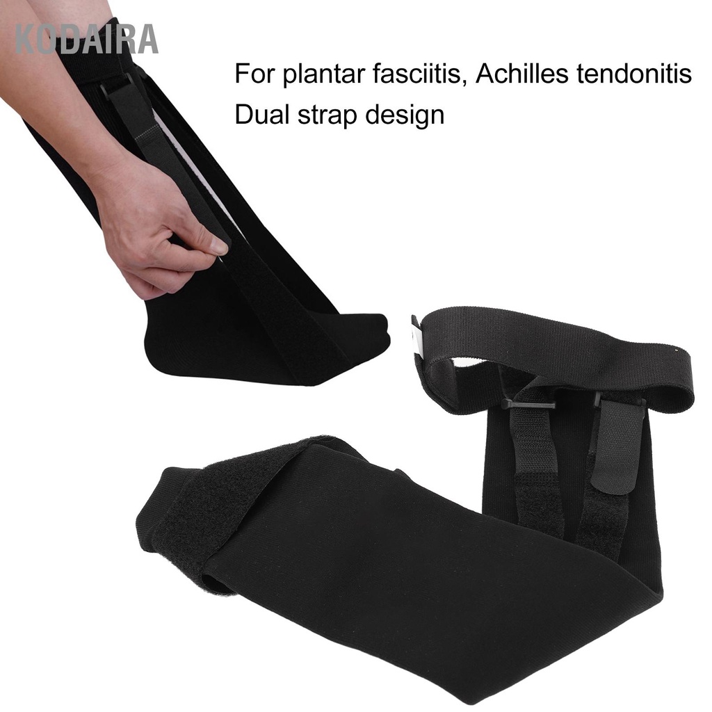 kodaira-plantar-fasciitis-night-splint-sock-บรรเทาอาการปวดแบบ-dual-strap-design-dorsiflexion-compression-ถุงเท้า