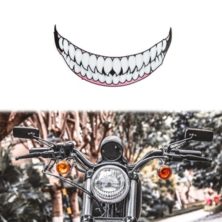 สติกเกอร์สะท้อนแสง ลายกราฟฟิคฟันหมวกกันน็อค DIY สําหรับตกแต่งรถจักรยานยนต์ Harley Davidson