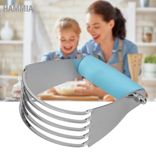 HAMMIA Stainless Steel Dough Blender Pastry and Cutter Professional with Heavy Duty Blades