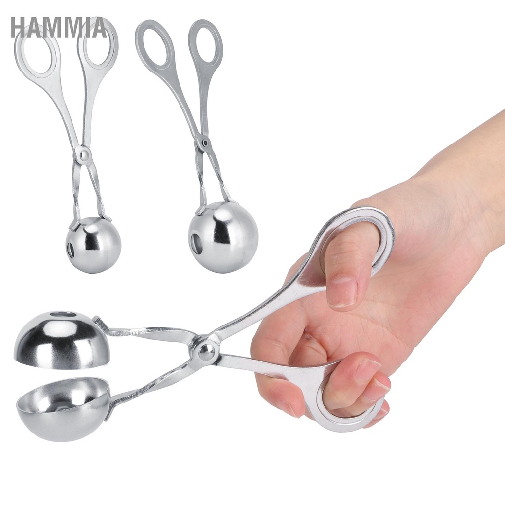 hammia-ที่ตักลูกชิ้นสแตนเลส-diy-เครื่องทำลูกชิ้นแหนบอุปกรณ์ครัวในบ้าน