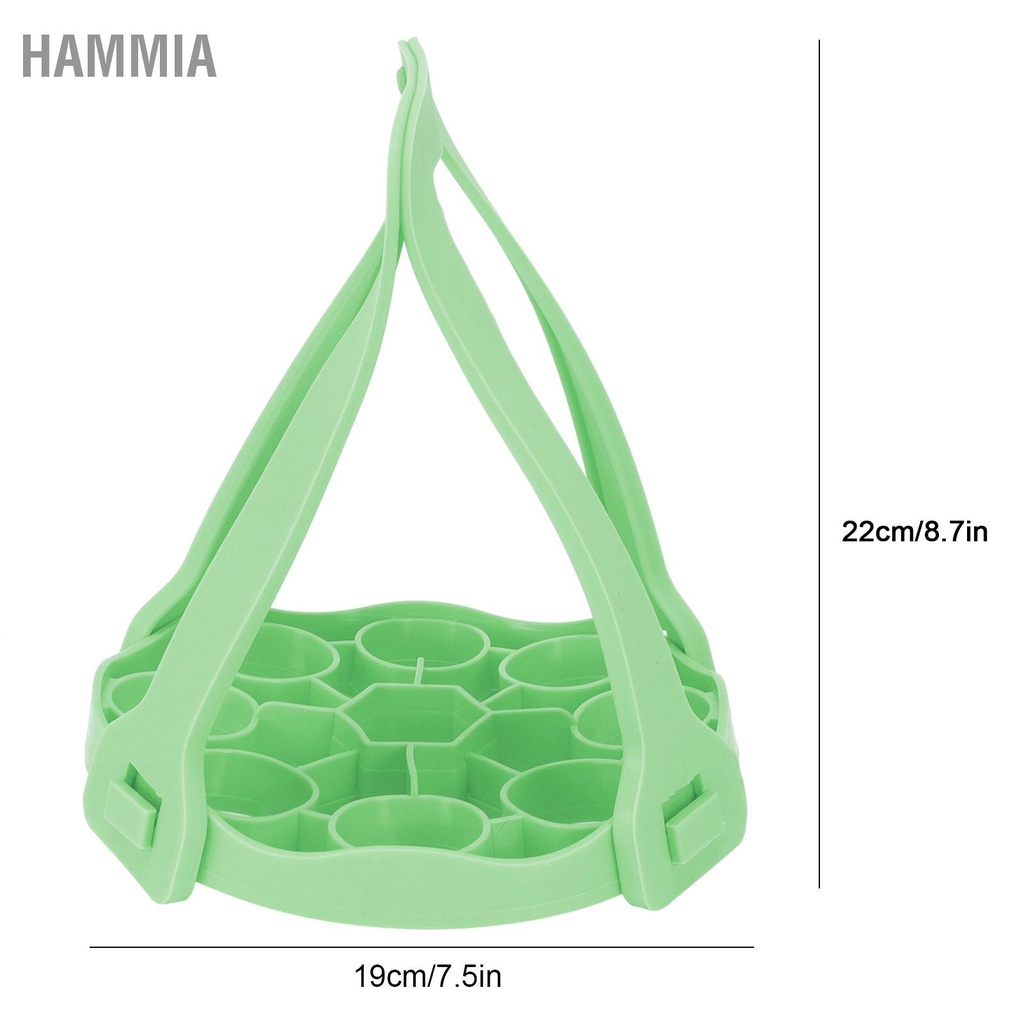 hammia-ตะกร้านึ่งแบบพกพามัลติฟังก์ชั่ที่วางไข่นึ่งชั้นวางของอุปกรณ์ครัว