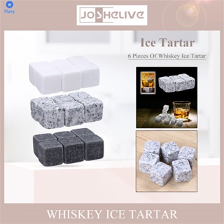 ถุงผ้า 6 ชิ้น Random Whisky Ice Wine Stones 6 Pack 【bluey】