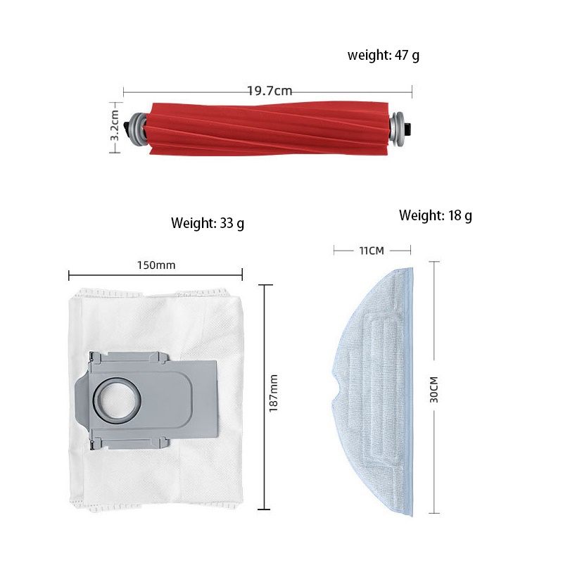 แปรงหลัก-แปรงด้านข้าง-ผ้าม็อบ-แผ่นกรอง-hepa-อุปกรณ์เสริม-แบบเปลี่ยน-สําหรับหุ่นยนต์ดูดฝุ่น-roborock-s7-maxv-ultra-s7-pro-ultra