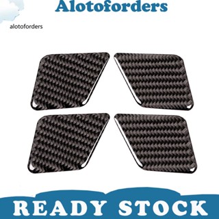 &lt;Alotoforders&gt; สติกเกอร์คาร์บอนไฟเบอร์ 3K สําหรับติดมือจับประตูรถยนต์ 4 ชิ้น