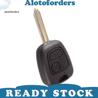 &lt;Alotoforders&gt; เคสกุญแจรถยนต์ 2 ปุ่ม ทนทาน สําหรับ Citroen Saxo Xsara Picasso Berlingo