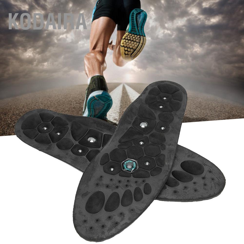 kodaira-2-ชิ้น-unisex-แม่เหล็กบำบัด-insoles-กีฬาระบายอากาศเท้าแต่เพียงผู้เดียวนวดเท้าแผ่น