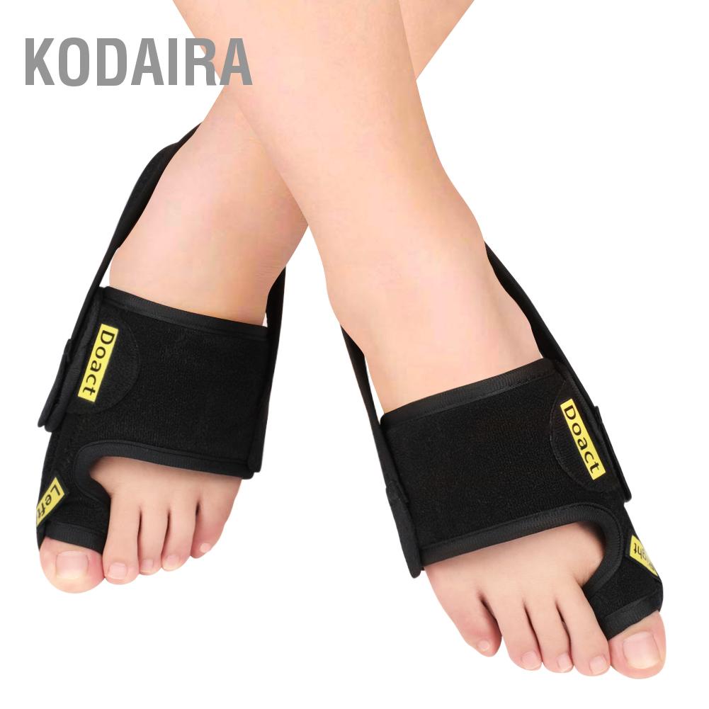 kodaira-ตัวแก้ไข-hallux-valgus-ที่ปรับปรุงแล้วสีดำ-ขายคู่-นาทีและฟุต