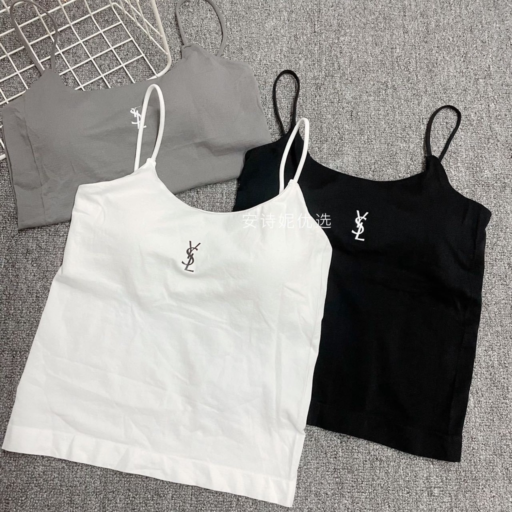 เสื้อครอปท็อป-สายเดี่ยว-สวยงาม-สีดํา-สีขาว-สําหรับผู้หญิง