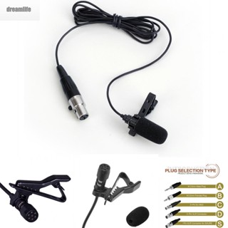 【DREAMLIFE】Microphone Lavalier Lecturer With Cover XLR 3-Pin XLR 4-Pin 100HZ-20KHZ