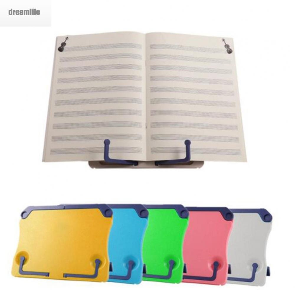 dreamlife-music-stand-folding-for-music-paper-holder-table-top-abs-desktop-sheet