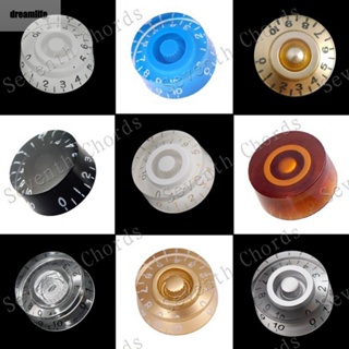 【DREAMLIFE】Guitar Knobs 4pcs Magnifies The Digits Speed Control Knobs Vintage Style