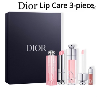 Dior ลิปแคร์ 3 ชิ้น เซต 001#038#