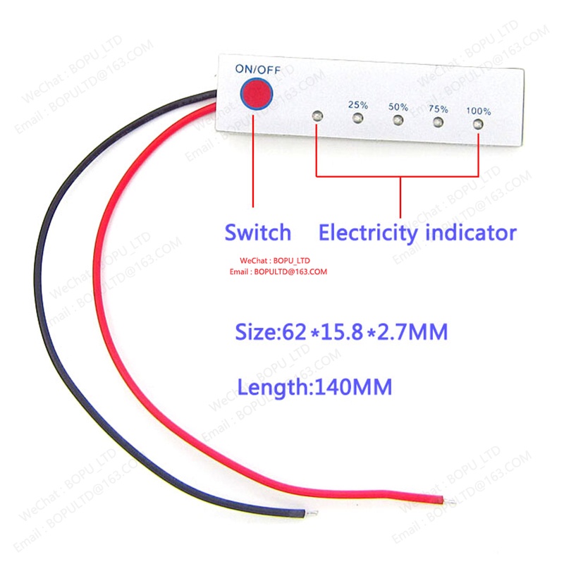 บอร์ดทดสอบความจุแบตเตอรี่ลิเธียม-2s-3s-4s-18650-li-ion-หน้าจอ-led-pcb-diy