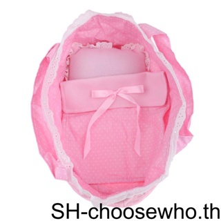【Choo】ชุดถุงนอน ลายจุดน่ารัก สีชมพู สําหรับตุ๊กตา 26-28 ซม. 1 2 3 5