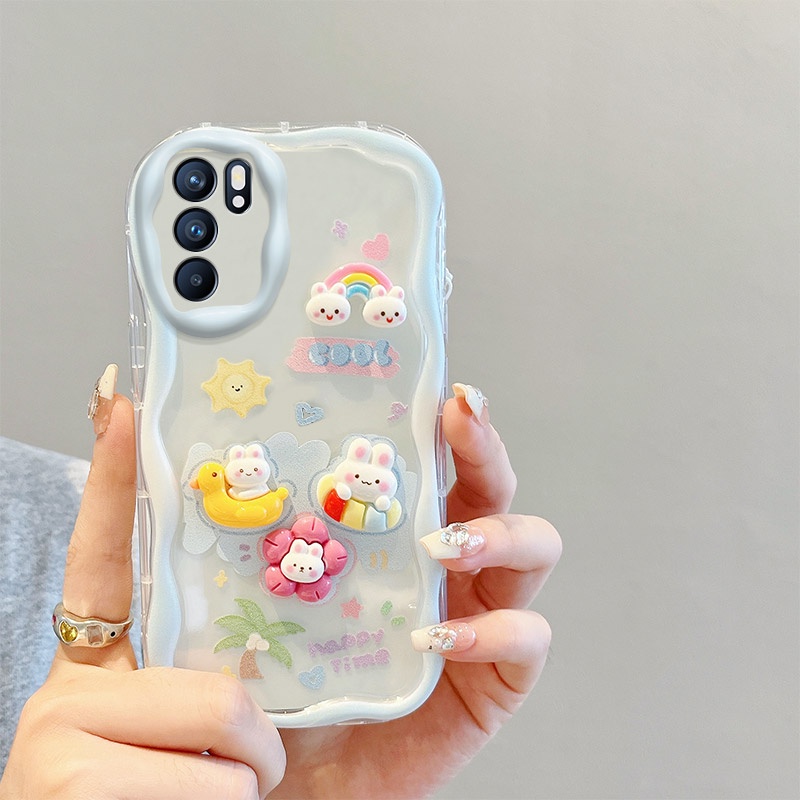 เคส-oppo-a16-a16k-น่ารัก-ตุ๊กตาสามมิติ-กรณีป้องกันโทรศัพท์มือถือ