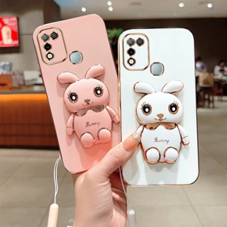 [พร้อมส่ง] เคสโทรศัพท์มือถือ ซิลิโคน กันกระแทก ลายน่ารัก 3D พร้อมขาตั้ง สําหรับ Infinix Hot 10 Play Hot 11 Play Smart 5 (India) X688C X688B