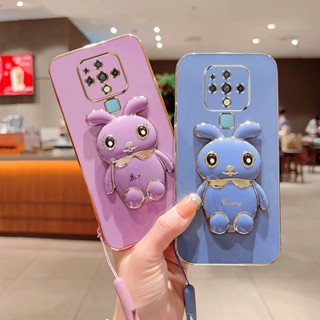 [พร้อมส่ง] เคสโทรศัพท์มือถือ ซิลิโคน กันกระแทก ลายน่ารัก 3D พร้อมขาตั้ง สําหรับ Infinix Tecno Camon 16 Pro CE7 CE7j CE9h