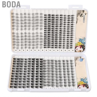 Boda Individual Lash Extensions  Lightweight Eyelash Clusters Mixed Tray 400 Cluster DIY for Cosplay