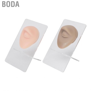 Boda 2 Set Silicone Eye Eyebrow Model 3D Simulated With Stand For Pierc Hbh