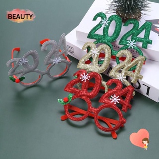 Beauty กรอบแว่นตา รูปเกล็ดหิมะ คริสต์มาส หลากสี สร้างสรรค์ ของขวัญสําหรับเด็ก 2024