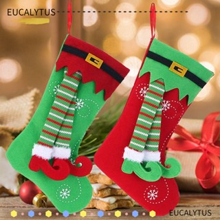 Eutus จี้ขาเอลฟ์ 31 ซม. คุณภาพสูง สําหรับแขวนตกแต่งวันคริสต์มาส 2 ชิ้น