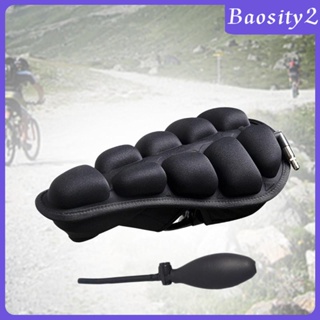 [Baosity2] อานเบาะที่นั่งจักรยาน แบบนิ่ม หนา กันกระแทก พับได้ 3D สําหรับจักรยานเสือภูเขา