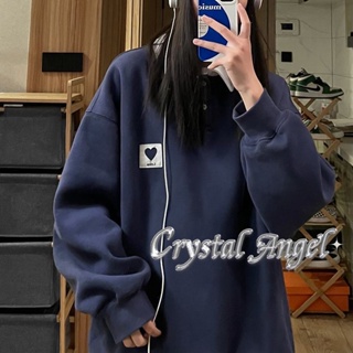 Crystal  เสื้อผ้าผู้ญิง แขนยาว เสื้อฮู้ด คลุมหญิง สไตล์เกาหลี แฟชั่น  รุ่นใหม่ ทันสมัย Chic ทันสมัย A28J1B1 36Z230909