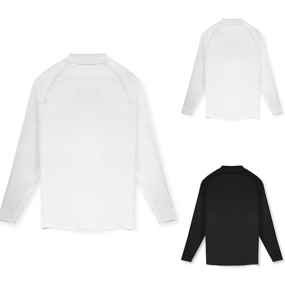 เสื้อเชิ้ต-ผ้าโพลีเอสเตอร์-และสแปนเด็กซ์-สีดํา-สีขาว-แบบสากล-สไตล์คลาสสิก-สําหรับผู้ชาย