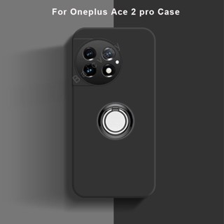 Oneplus ace 2 pro เคส แม่เหล็ก รถ แหวนนิ้ว ที่ใส่ TPU นิ่ม เคสด้านหลัง oneplus