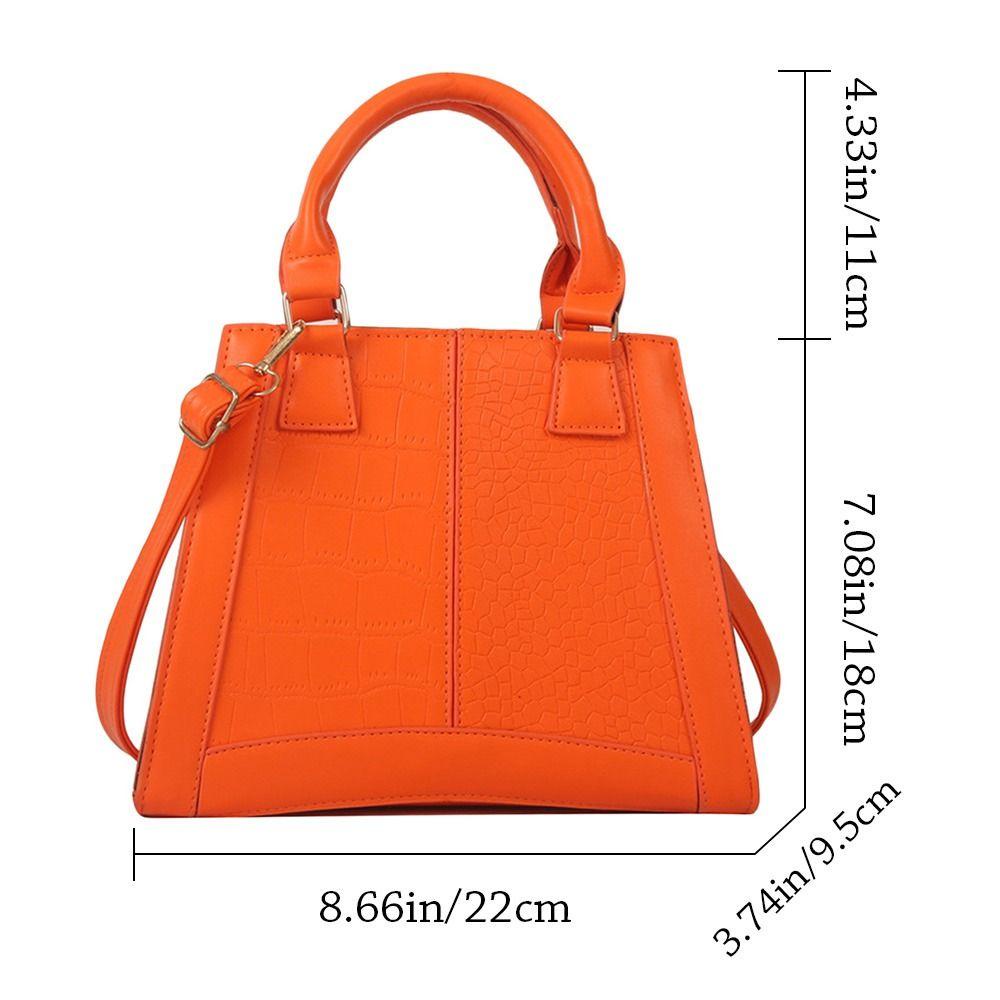 eutus-กระเป๋าสะพายไหล่-หนัง-pu-สีพื้น-แบบพกพา-สําหรับผู้หญิง