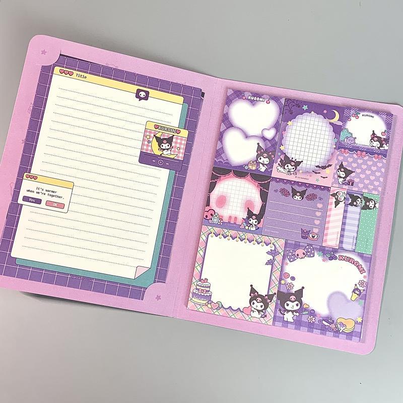 สติกเกอร์-sanrio-sticky-notes-memo-book-ntime-สําหรับตกแต่งสมุดภาพ-เครื่องเขียนนักเรียน