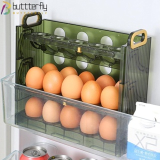 Buttterfly ถาดวางไข่ แบบพลิกได้ สําหรับตู้เย็น ห้องครัว