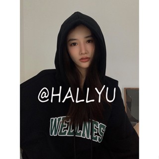 HALLYU  เสื้อผ้าผู้ญิง แขนยาว เสื้อฮู้ด คลุมหญิง สไตล์เกาหลี แฟชั่น  Unique ทันสมัย คุณภาพสูง สไตล์เกาหลี A28J0HD 36Z230909