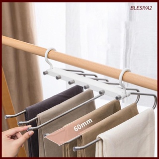 [Blesiya2] ไม้แขวนเสื้อ กางเกงยีน 6 ชั้น ประหยัดพื้นที่ สําหรับห้องนอน ตู้เสื้อผ้า